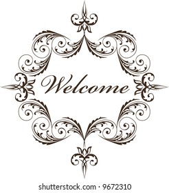 welcome sign design