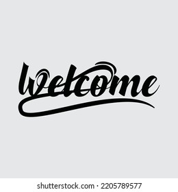 Welcome sign design. welcome sign vector