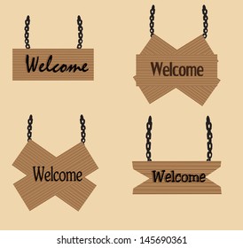 Welcome signboards