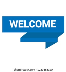 welcome sign,label. welcome speech bubble. welcome tag sign,banner,sticker