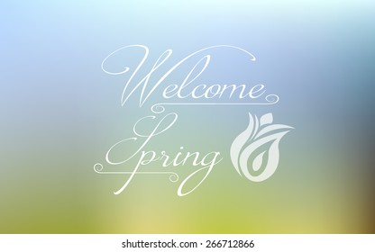 Welcome spring