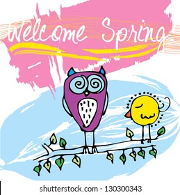 Welcome Spring Card