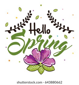 Welcome spring design