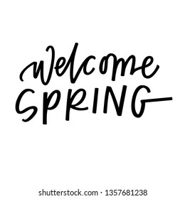 Welcome Spring greeting