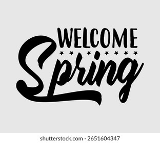 Welcome Spring, Happy Spring Eps design, Spring Eps Cut File, Hoppy t shirt, Bunny and spring Eps, Egg for Kids, Cut File Cricut