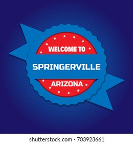 Welcome to Springerville badge