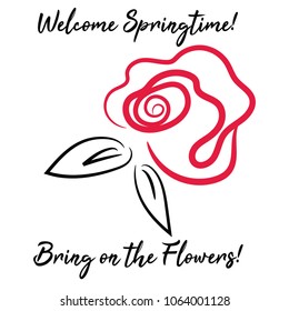 Welcome Springtime. Bring on the flowers.