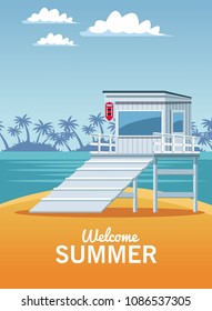 Welcome summer card