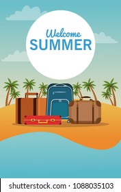Welcome summer card