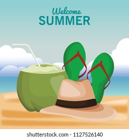 Welcome summer cartoons