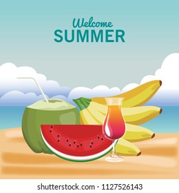Welcome summer cartoons