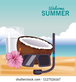 Welcome summer cartoons