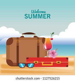 Welcome summer cartoons