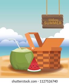 Welcome summer cartoons