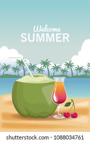 Welcome summer concept