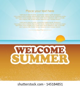 Welcome Summer, Design template