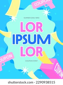 welcome summer Shopping Event Template