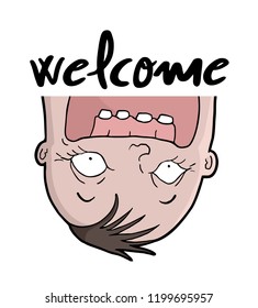 welcome symbol message