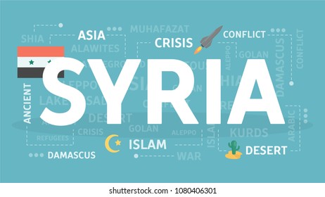 Welcome to Syria. Visit islamic country with ruch heritage.