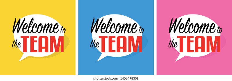 52,859 Welcome to the team Images, Stock Photos & Vectors | Shutterstock