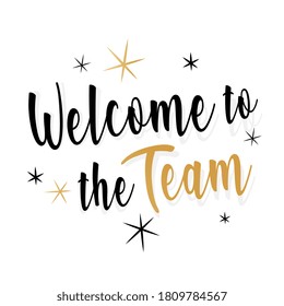 Similar Images, Stock Photos & Vectors of Welcome to the team ...