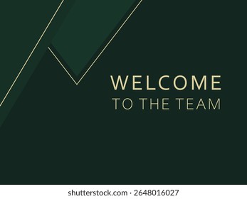 Welcome to the team card, banner