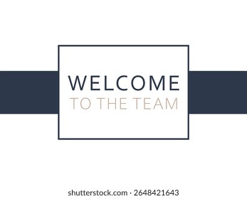 Welcome to the team card, banner 