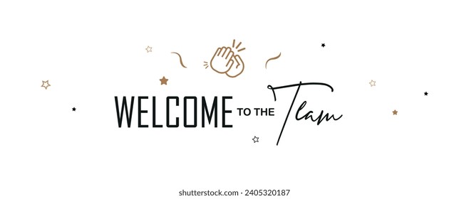 bienvenidos al equipo de fondo blanco