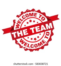 Welcome Team Stampsignseallogo Stock Vector (Royalty Free) 583038721 ...