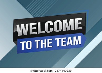 bienvenido al equipo palabra concepto concepto de texto logo signo símbolo Vector nota 3d nuevo estilo para uso página de destino, Plantilla, ui, Web, App móvil, póster, Anuncio, flyer, telón de fondo, Tarjeta de regalo, Cupón

