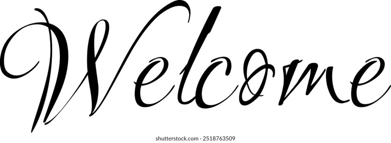 Welcome text for banner, brochures and others. It is easy to edit according to such as colour changes and many more needs. 