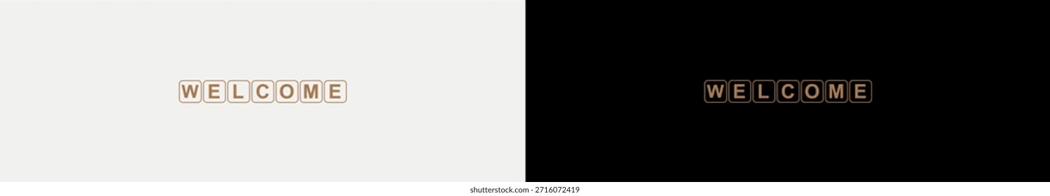 Texto de bienvenida sobre fondo blanco