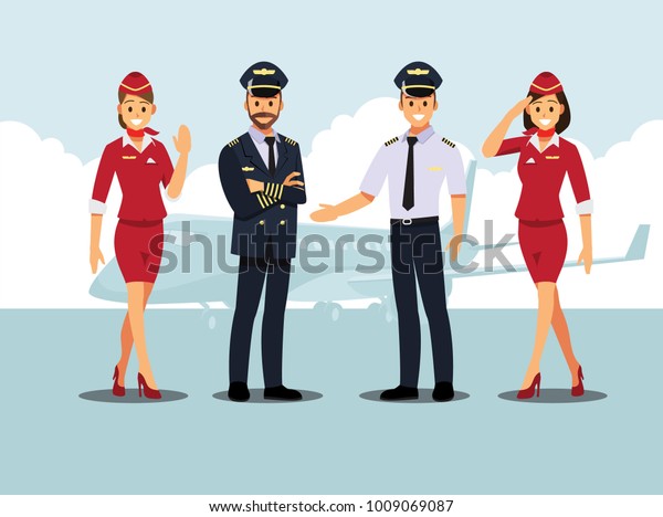 Vector De Stock Libre De Regalias Sobre Bienvenidos A Viajar En Avion Piloto Capitan1009069087