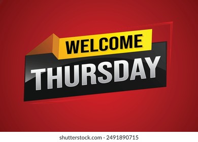 welcome Tuesday word text concept icon logo sign symbol vector day note 3d style for use landing page, template, ui, web, mobile app, poster, banner, flyer, backdrop, gift card, coupon

