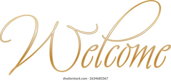 Welcome! - Welcome ! typography banner