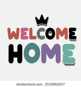 Welcome Typography Image Vector illustration