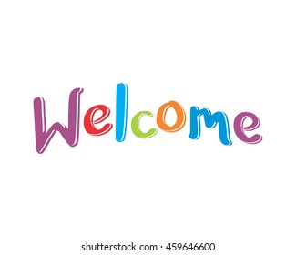 welcome typography typographic creative writing text image