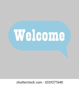 welcome. vector. eps 10