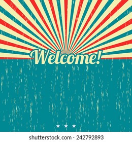 welcome vintage theme template