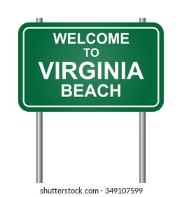 Welcome To Virginia Beach Vector