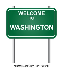 Welcome to Washington vector