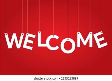 WELCOME, WECLOME TEXT EFFECT, WELCOME DESIGN,