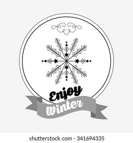 welcome winter design, vector illustration eps10 graphic 
