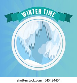 welcome winter design, vector illustration eps10 graphic 