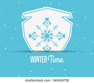 welcome winter design, vector illustration eps10 graphic 