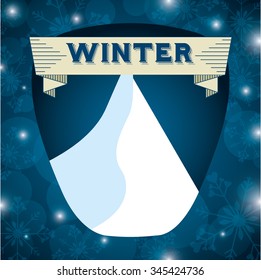 welcome winter design, vector illustration eps10 graphic 
