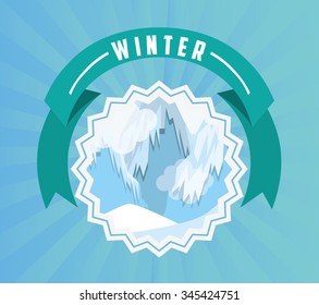 welcome winter design, vector illustration eps10 graphic 