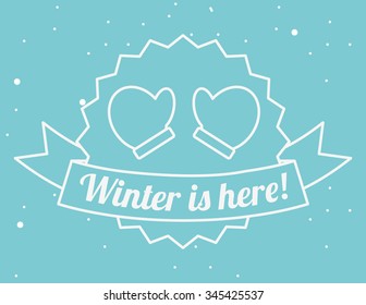 welcome winter design, vector illustration eps10 graphic 