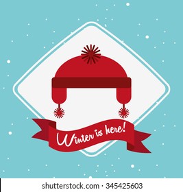 welcome winter design, vector illustration eps10 graphic 