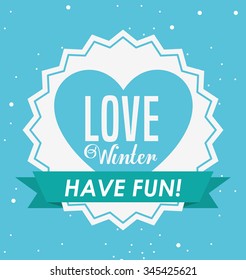 welcome winter design, vector illustration eps10 graphic 